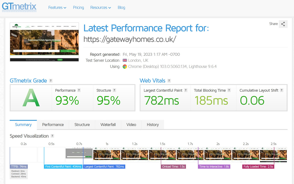 Gateway Homes Edinburgh Speed Test